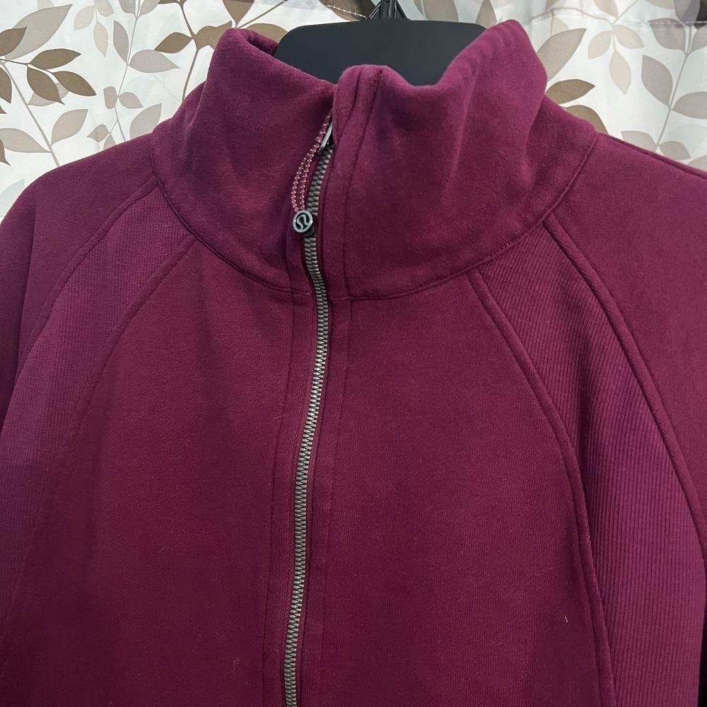 Lululemon Scuba Oversized Funnel-Neck Full Zip Sweatshirt Women's XS/S Maroon